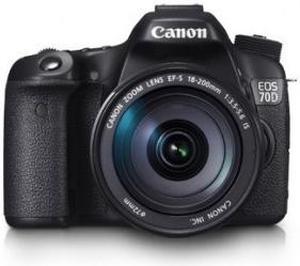 Canon EOS 70D DSLR Camera with EFS 18200mm IS Lens Kit