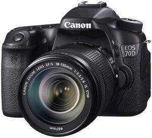 Canon EOS 70D DSLR Camera with EFS 18135mm IS STM Lens Kit