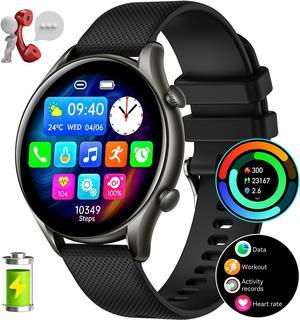 Smart Watch for Men Make/Answer Call 1.32" HD Water Resistant Fitness Tracker with Heart Rate Sleep Monitor Phone Call 2022 EIGIIS Sports Smartwatch Compatible with iPhone Samsung Android Phones
