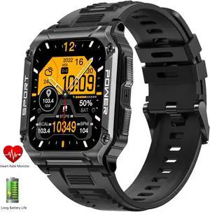Military Smart Watch for Men 1.95'' Smart Watch (Answer/Make Calls) with Compass Heart Rate Sleep Monitor 109 Sports Modes Fitness Tracker Watch Outdoor Tactical Rugged Smartwatch for iPhone Android Military Smart Watch for Men 1.95'' Smart Watch (Answer/Make Calls) with Compass Heart Rate Sleep Monitor 109 Sports Modes Fitness Tracker Watch Outdoor Tactical Rugged Smartwatch for iPhone Android