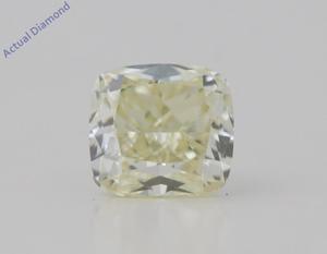 Cushion Cut Loose Diamond (1.23 Ct,Natural Fancy Yellow Color,VVS2 Clarity) GIA Certified