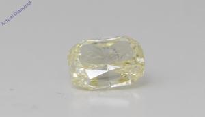 Cushion Cut Loose Diamond (1.05 Ct,Natural Fancy Yellow Color,VS2 Clarity) GIA Certified