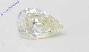 Pear Cut Loose Diamond (1.53 Ct,Natural Fancy Yellow Color,SI1 Clarity) GIA Certified