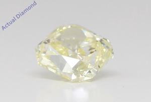 Cushion Cut Loose Diamond (1.04 Ct,Natural Fancy Yellow Color,VVS2 Clarity) GIA Certified