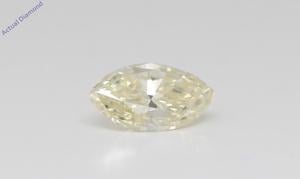 Marquise Cut Loose Diamond (1 Ct,Natural Fancy Light Yellow Color,SI2 Clarity) GIA Certified