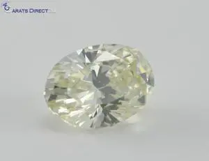 Oval Cut Loose Diamond (1.97 Ct, Yellow W-X, VS2) GIA Certified
