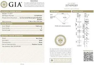 Radiant Cut Loose Diamond (0.68 Ct, K Color, VS2 Clarity) GIA Certified