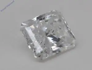 Radiant Cut Loose Diamond (0.59 Ct, H Color, SI2 Clarity) GIA Certified