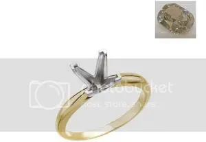 Cushion Diamond Solitaire Engagement Ring 14k  1.21 Ct, Natural Fancy Greenish Yellow-Gray  , SI1-SI2 GIA Certified