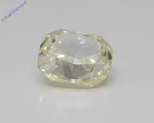 Cushion Cut Loose Diamond (1.75 Ct,Fancy Light Yellow Color,VVS2 Clarity) GIA Certified