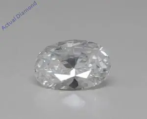 Oval Cut Loose Diamond (0.43 Ct,E Color,VVS1 Clarity) IGL Certified