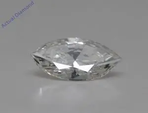 Marquise Cut Loose Diamond (0.5 Ct,H Color,VS2(Drilled) Clarity) IGL Certified