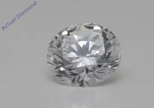 Round Cut Loose Diamond (0.37 Ct,H Color,VS2 Clarity) GIA Certified