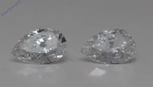 A Pair of Pear Cut Loose Diamonds (1.26 Ct,F-g Color,VVS2-VS1 Clarity) GIA Certified
