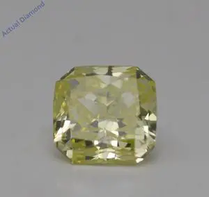 Radiant Cut Loose Diamond (1.01 Ct,Yellow(Irradiated) Color,SI1 Clarity) GIA Certified