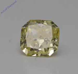 Radiant Cut Loose Diamond (0.97 Ct,Yellow(Irradiated) Color,SI1 Clarity)