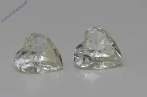 A Pair of Heart Cut Loose Diamonds (0.83 Ct,J Color,VS2 Clarity)