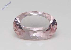 Oval Cut Natural Mined Loose Morganite (6.27 Ct,Light Pink(Irradiated) Color,VS Clarity)