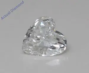 Heart Cut Natural Mined Loose Diamond (0.58 Ct,J Color,VS2 Clarity) GIA Certified