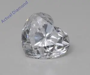 Heart Cut Natural Mined Loose Diamond (0.61 Ct,E Color,VS2 Clarity) GIA Certified