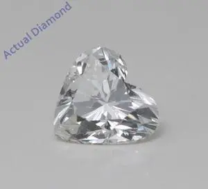 Heart Cut Natural Mined Loose Diamond (0.62 Ct,J Color,VS2 Clarity) GIA Certified