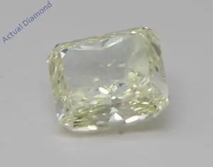 Radiant Cut Natural Mined Loose Diamond (1.61 Ct,Natural Fancy Yellow Color,VVS2 Clarity) IGL Certified