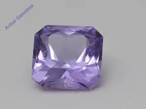 Emerald Cut Natural Mined Loose Sapphire (1.01 Ct,Pinkish Purple Color,SI1 Clarity) GIA Certified
