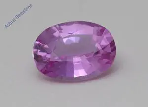 Oval Cut Natural Mined Loose Sapphire (1.07 Ct,Pink Color,VS2 Clarity) GIA Certified