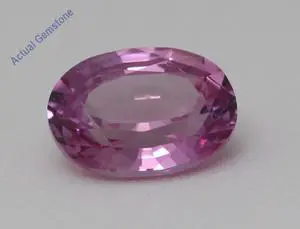 Oval Cut Natural Mined Loose Sapphire (1.09 Ct,Pink Color,VS2 Clarity) GIA Certified