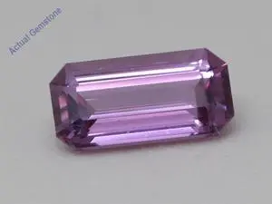 Emerald Cut Natural Mined Loose Sapphire (1.1 Ct,Pink(Heat-Treated) Color,VS2 Clarity) GIA Certified