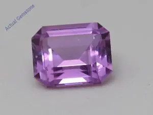 Emerald Cut Natural Mined Loose Sapphire (1.1 Ct,Pink Color,VS2 Clarity) GIA Certified
