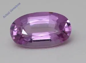Oval Cut Natural Mined Loose Sapphire (1.15 Ct,Pink Color,VS2 Clarity) GIA Certified