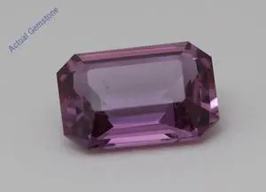 Emerald Cut Natural Mined Loose Sapphire (1.17 Ct,Pink Color,VS2 Clarity) GIA Certified