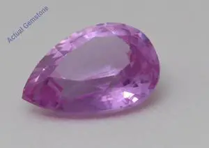 Pear Cut Natural Mined Loose Sapphire (1.21 Ct,Pink Color,VS2 Clarity) GIA Certified