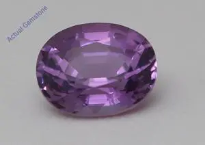 Oval Cut Natural Mined Loose Sapphire (1.24 Ct,Pink Color,VS2 Clarity) GIA Certified