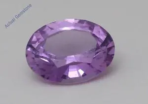 Oval Cut Natural Mined Loose Sapphire (1.29 Ct,Pink Color,SI1 Clarity) GIA Certified
