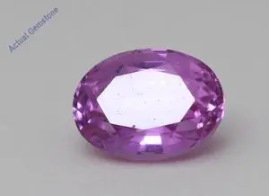 Oval Cut Natural Mined Loose Sapphire (1.37 Ct,Pink Color,VS2 Clarity) GIA Certified
