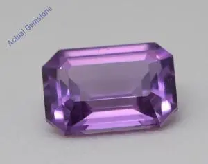 Emerald Cut Natural Mined Loose Sapphire (1.41 Ct,Pink(Heat-Treated) Color,VS2 Clarity) GIA Certified