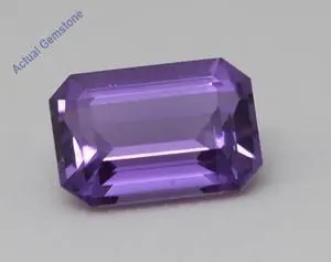 Emerald Cut Natural Mined Loose Sapphire (1.42 Ct,Pinkish Purple Color,VS2 Clarity) GIA Certified