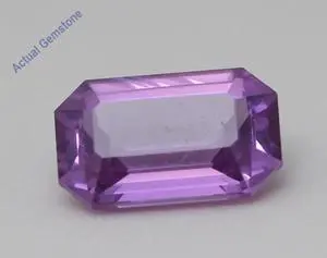 Emerald Cut Natural Mined Loose Sapphire (1.44 Ct,Pink Color,VS2 Clarity) GIA Certified
