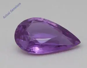 Pear Cut Natural Mined Loose Sapphire (1.46 Ct,Pinkish Purple Color,VS2 Clarity) GIA Certified