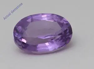 Oval Cut Natural Mined Loose Sapphire (1.48 Ct,Pinkish Purple Color,VS2 Clarity) GIA Certified