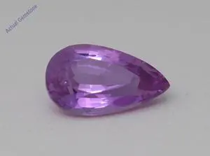 Pear Cut Natural Mined Loose Sapphire (1.5 Ct,Pink-purple Color,VS2 Clarity) GIA Certified