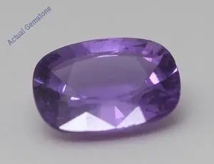 Cushion Cut Natural Mined Loose Sapphire (1.51 Ct,Pink-purple(Heat-Treated) Color,SI2 Clarity) GIA Certified