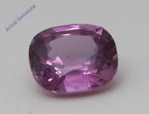 Cushion Cut Natural Mined Loose Sapphire (1.52 Ct,Pinkish Purple Color,VS2 Clarity) GIA Certified