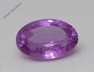 Oval Cut Natural Mined Loose Sapphire (1.55 Ct,Pink(Heat-Treated) Color,VS2 Clarity) GIA Certified