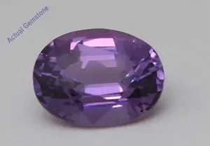 Oval Cut Natural Mined Loose Sapphire (1.57 Ct,Pinkish Purple Color,VS2 Clarity) GIA Certified