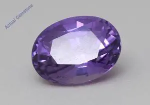 Oval Cut Natural Mined Loose Sapphire (1.67 Ct,Pinkish Purple Color,VS2 Clarity) GIA Certified