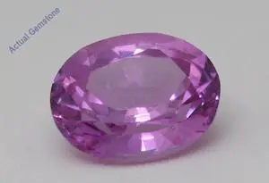 Oval Cut Natural Mined Loose Sapphire (1.81 Ct,Pink Color,VS2 Clarity) GIA Certified