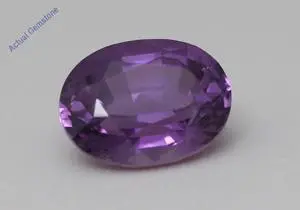 Oval Cut Natural Mined Loose Sapphire (2.04 Ct,Pink-purple Color,VS2 Clarity) GIA Certified